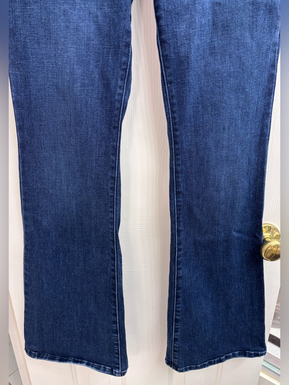 Just Black - Flare Jeans 31.5” Inseam Dark‎ Blue Wash - SIZE 27 - Picture 7 of 16
